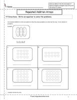 repeated addition arrays worksheet