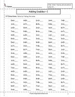 double plus one facts worksheet